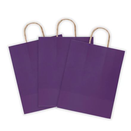 Крафт-пакет бумажный "Dark violet" 26х15х35 см, с кручеными ручками, 80 г/м2, моноцвет, 112405 Крафт-пакет бумажный "Dark violet" 26х15х35 см, с кручеными ручками, 80 г/м2, моноцвет, 112405