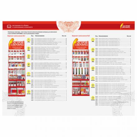 Стойка для размещения товара напольная усиленная ОСТРОВ СОКРОВИЩ, 200х60х40 см, 3 полки, 25 крючков, 504343 Стойка для размещения товара напольная усиленная ОСТРОВ СОКРОВИЩ, 200х60х40 см, 3 полки, 25 крючков, 504343