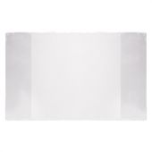 Обложка ПВХ для тетрадей и дневников, ПЛОТНАЯ, 100 мкм, 210х350 мм, прозрачная, ПИФАГОР, 227479