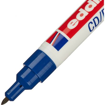 Маркер для CD EDDING E-8400/3 синий, 0,5-1 мм Маркер для CD EDDING E-8400/3 синий, 0,5-1 мм