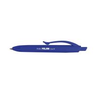 Ручка шариковая автоматическая Milan mini P1 Touch синяя (толщина линии 1 мм)