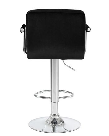 Стул барный DOBRIN KRUGER ARM, черный велюр (MJ9-101) Стул барный DOBRIN KRUGER ARM, черный велюр (MJ9-101)