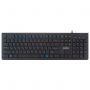 Клавиатура проводная SMARTBUY SLIM 206, USB, 104 клавиши, черная, SBK-206US-K