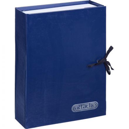 Папка архивная ATTACHE,70 мм бумвинил, син. Папка архивная ATTACHE,70 мм бумвинил, син.