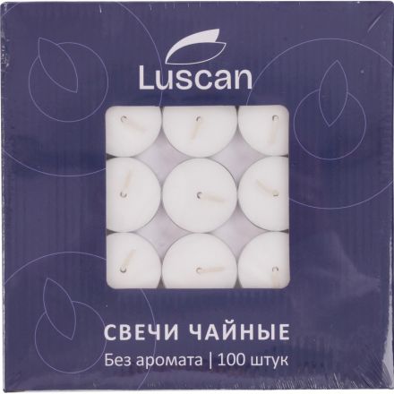 Свеча чайная Luscan 100 шт/уп Свеча чайная Luscan 100 шт/уп