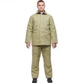 Костюм сварщика брезентовый утепл. кур/бр (модель КС02ПР) (44-46) 182-188 Костюм сварщика брезентовый утепл. кур/бр (модель КС02ПР) (44-46) 182-188
