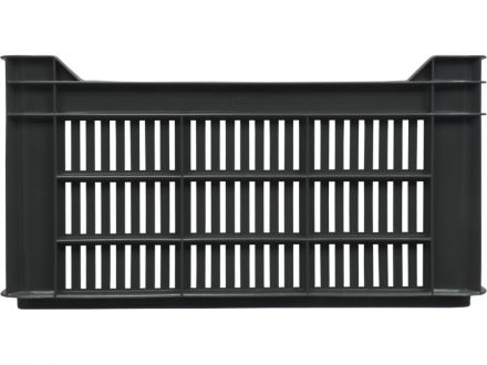 Ящик 500х300х264 с перфорацией  чёрный