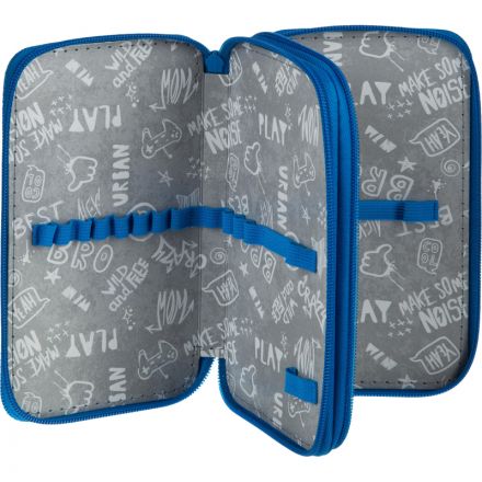 Пенал Мир динозавров 2 отд., ткань, 190х110 мм, ПКТ 11-20 Пенал Мир динозавров 2 отд., ткань, 190х110 мм, ПКТ 11-20