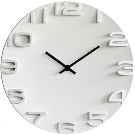 Часы настенные, круглые, белый, пластик, ?35см PL200924 Часы настенные, круглые, белый, пластик, ?35см PL200924