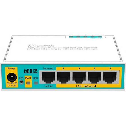 Маршрутизатор MikroTik RB750UPr2 hEX PoE lite 5-портовый,650 МГц ЦП, 64 МБ Маршрутизатор MikroTik RB750UPr2 hEX PoE lite 5-портовый,650 МГц ЦП, 64 МБ