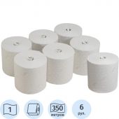 Полотенца бумажные в рулонах Kimberly Clark Scott Essential 1-слойные 6 рулонов по 350 метров (артикул производителя 6691)