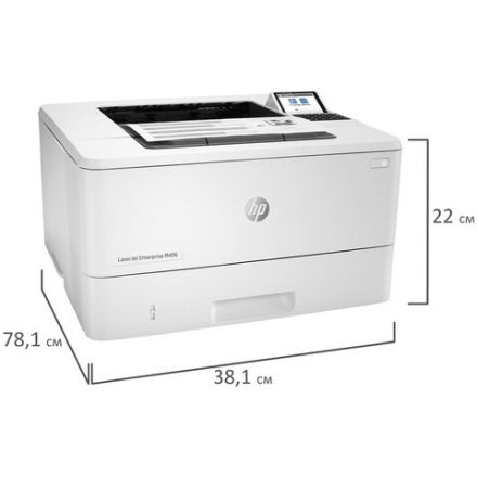 Принтер лазерный HP LaserJet Enterprise M406dn А4, 38 стр./мин., 100 000 стр./мес., ДУПЛЕКС, сетевая карта, 3PZ15A Принтер лазерный HP LaserJet Enterprise M406dn А4, 38 стр./мин., 100 000 стр./мес., ДУПЛЕКС, сетевая карта, 3PZ15A