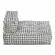 Модуль мягкий прямой Миракл/Miracle искусственный мех, серый, uq флаффи плейд 83, 80х80х42см