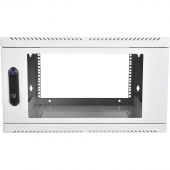 Шкаф настенный телеком. ЦМО разб. 9U (600х650) дверь стекло (ШРН-Э-9.650)