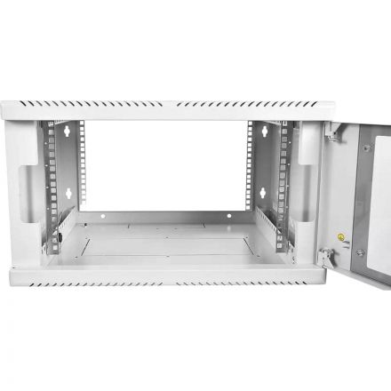 Шкаф настенный телеком. ЦМО разб. 9U (600х650) дверь стекло (ШРН-Э-9.650)