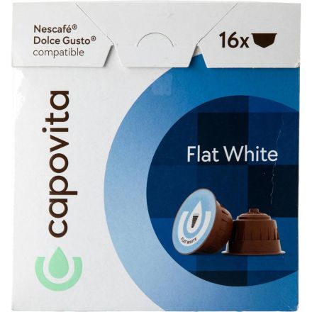 Кофе в капсулах Capovita Flat White Dolce Gusto, 16шт Кофе в капсулах Capovita Flat White Dolce Gusto, 16шт