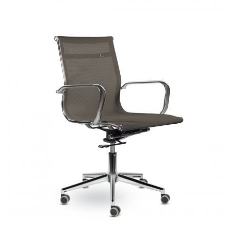 Кресло СН-300 Кайман Н хром Ср TF29 (шоколадный) Кресло СН-300 Кайман Н хром Ср TF29 (шоколадный)