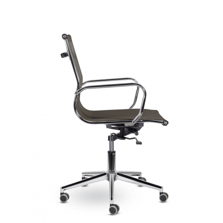 Кресло СН-300 Кайман Н хром Ср TF29 (шоколадный) Кресло СН-300 Кайман Н хром Ср TF29 (шоколадный)