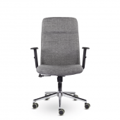 Кресло М-903 Софт Люкс хром Ср Moderno 02 (Серый) Кресло М-903 Софт Люкс хром Ср Moderno 02 (Серый)