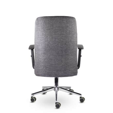 Кресло М-903 Софт Люкс хром Ср Moderno 02 (Серый) Кресло М-903 Софт Люкс хром Ср Moderno 02 (Серый)