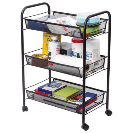 Этажерка (тележка) BRABIX офисно-бытовая 3 яруса, на колесах, металл, черная, 43,5х26х62,5 см, 603751 Этажерка (тележка) BRABIX офисно-бытовая 3 яруса, на колесах, металл, черная, 43,5х26х62,5 см, 603751