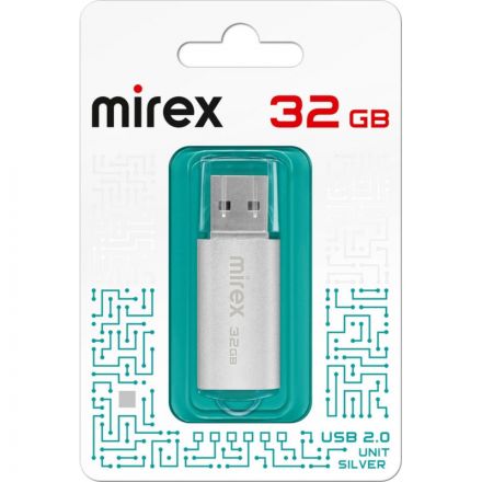 Флеш-память Mirex USB UNIT SILVER 32Gb (13600-FMUUSI32 ) Флеш-память Mirex USB UNIT SILVER 32Gb (13600-FMUUSI32 )