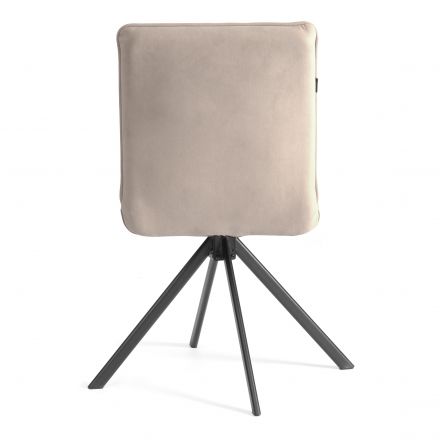Стул обеденный Sweet поворотный механизм 360, велюр, бежевый, 7
