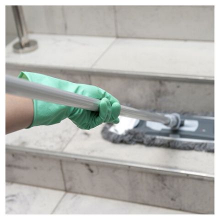 Перчатки латексные КЩС, сверхпрочные, плотные, хлопковое напыление, размер 7,5-8, M (средний), зеленые, HQ Profiline, 73583 Перчатки латексные КЩС, сверхпрочные, плотные, хлопковое напыление, размер 7,5-8, M (средний), зеленые, HQ Profiline, 73583