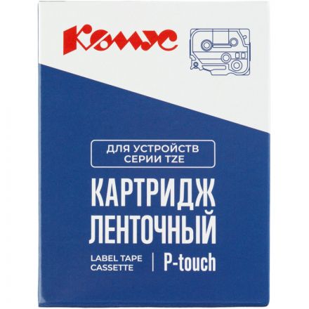 Картридж Комус TZE-262(Brother TZE-262 красный на белом ,36мм/8м)