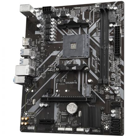 Материнская плата Gigabyte B450M K, Socket AM4, AMD B450, 2xDDR4-2933 mATX Материнская плата Gigabyte B450M K, Socket AM4, AMD B450, 2xDDR4-2933 mATX