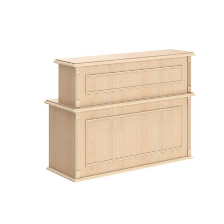 Стойка рецепция RMS 120 Бук Тиара 1200х600х1200 RAUT Стойка рецепция RMS 120 Бук Тиара 1200х600х1200 RAUT