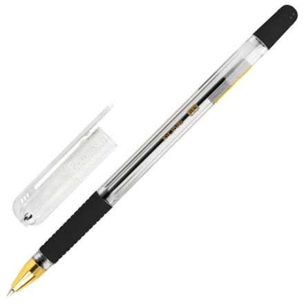 Ручка шариковая с грипом BRAUBERG "X-ONE", ЧЕРНАЯ, корпус прозрачный, узел 0,5 мм, линия письма 0,35 мм, 143988 Ручка шариковая с грипом BRAUBERG "X-ONE", ЧЕРНАЯ, корпус прозрачный, узел 0,5 мм, линия письма 0,35 мм, 143988