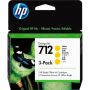 Картридж струйный HP 712 3ED79A жел. для DJ Т230/630 (3шт/уп)