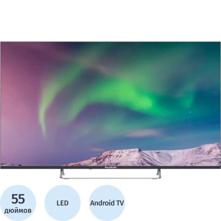 Телевизор Polarlne 55PU11TC-SM, UHD, смарт (Wildred)