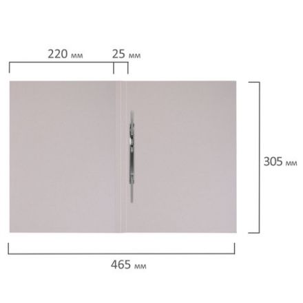 Скоросшиватель картонный мелованный BRAUBERG, 280 г/м2, до 200 листов, 110923 Скоросшиватель картонный мелованный BRAUBERG, 280 г/м2, до 200 листов, 110923