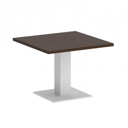 Home Office Стол журнальный квадратный VR.SP-5-60.2G Венге/Белый металл 600*600*450 Home Office Стол журнальный квадратный VR.SP-5-60.2G Венге/Белый металл 600*600*450