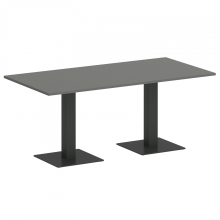 Home Office Стол прямоугольный VR.SP-5-180.2 Металлик/Антрацит металл 1800*900*750 Home Office Стол прямоугольный VR.SP-5-180.2 Металлик/Антрацит металл 1800*900*750