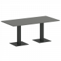 Home Office Стол прямоугольный VR.SP-5-180.2 Металлик/Антрацит металл 1800*900*750