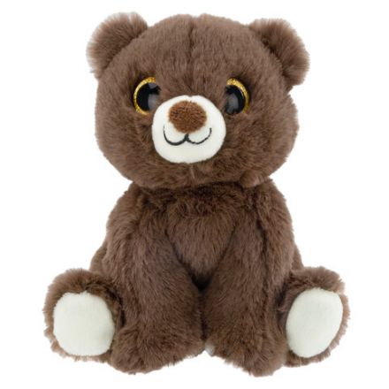 Игрушка мягкая "Мишка", 16 см, цвет коричневый, WOOZOO (ВУЗУ), 666796