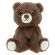 Игрушка мягкая "Мишка", 16 см, цвет коричневый, WOOZOO (ВУЗУ), 666796