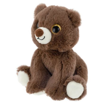 Игрушка мягкая "Мишка", 16 см, цвет коричневый, WOOZOO (ВУЗУ), 666796