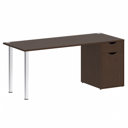 Home Office Стол письменный VR.SP-3-178.1 Венге/Хром опоры 1780*720*750 Home Office Стол письменный VR.SP-3-178.1 Венге/Хром опоры 1780*720*750