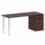 Home Office Стол письменный VR.SP-3-178.1 Венге/Хром опоры 1780*720*750