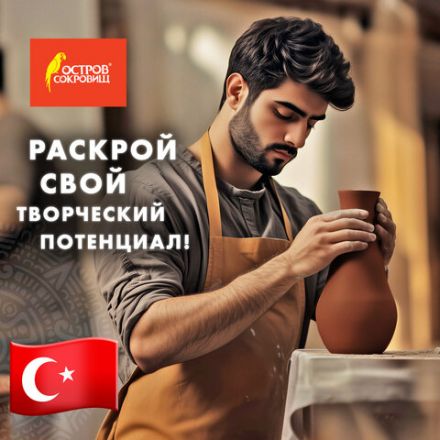 Масса керамическая для лепки ОСТРОВ СОКРОВИЩ, 250 г, терракотовая, 228730 Масса керамическая для лепки ОСТРОВ СОКРОВИЩ, 250 г, терракотовая, 228730