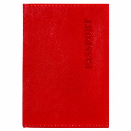 Обложка для паспорта экокожа, мягкая вставка изолон, "PASSPORT", красная, STAFF "Profit", 238408 Обложка для паспорта экокожа, мягкая вставка изолон, "PASSPORT", красная, STAFF "Profit", 238408