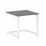 Home Office Стол журнальный VR.SP-2-58.G Металлик/Белый металл 580*600*550
