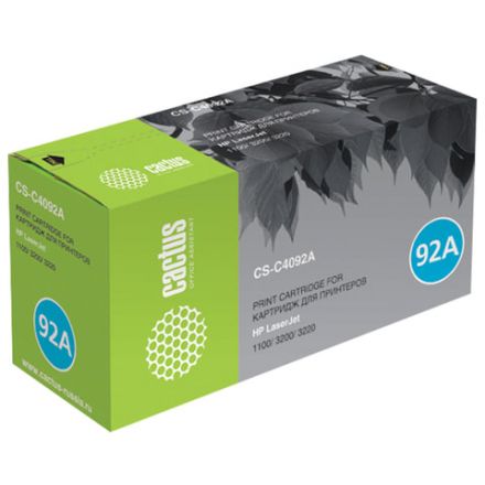 Картридж лазерный CACTUS (CS-C4092A) для HP LaserJet 1100/1100A/3200, ресурс 2500 стр. Картридж лазерный CACTUS (CS-C4092A) для HP LaserJet 1100/1100A/3200, ресурс 2500 стр.