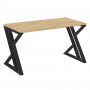 Loft Стол рабочий VR.L-SRZ-3.7 Тиквуд светлый/Чёрный металл 1380*720*750