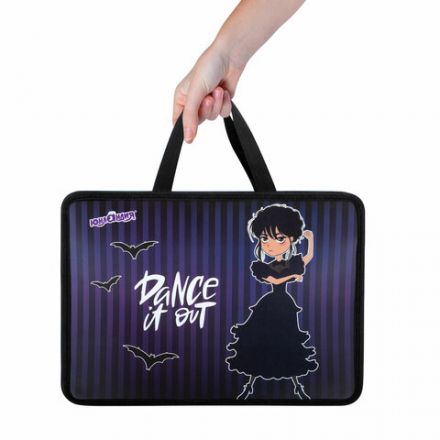 Папка на молнии с ручками ЮНЛАНДИЯ А4, 1 отделение, пластик, 80 мм, "Dancing", 272152 Папка на молнии с ручками ЮНЛАНДИЯ А4, 1 отделение, пластик, 80 мм, "Dancing", 272152