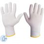 Перчатки защитные нейлоновые JetaSafety JS011n цв. белый р.XL (12 пар/уп)